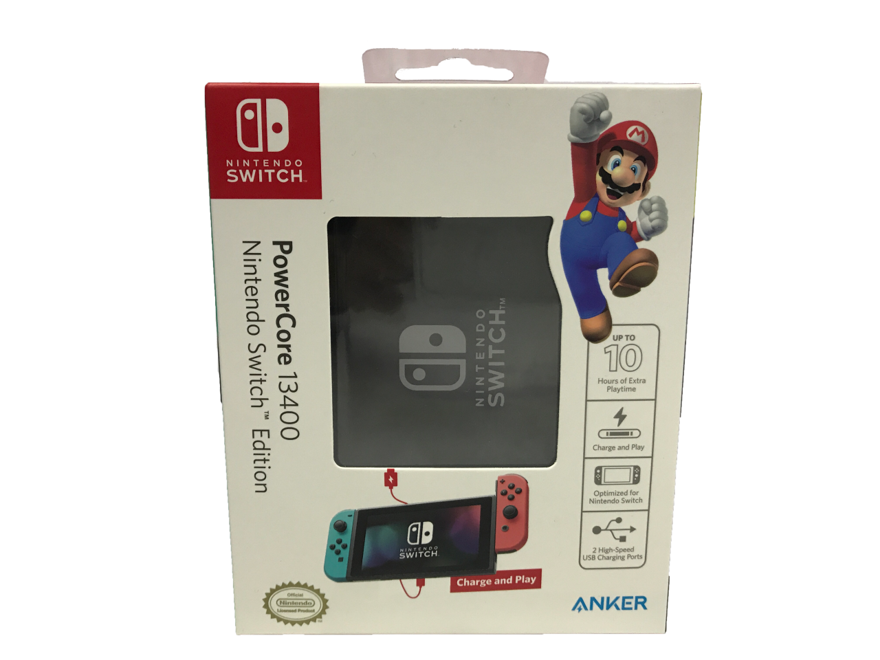 Nintendo Switch 外置雙向高速充電器Anker-亞洲版(13400mAh) - 2000Fun 